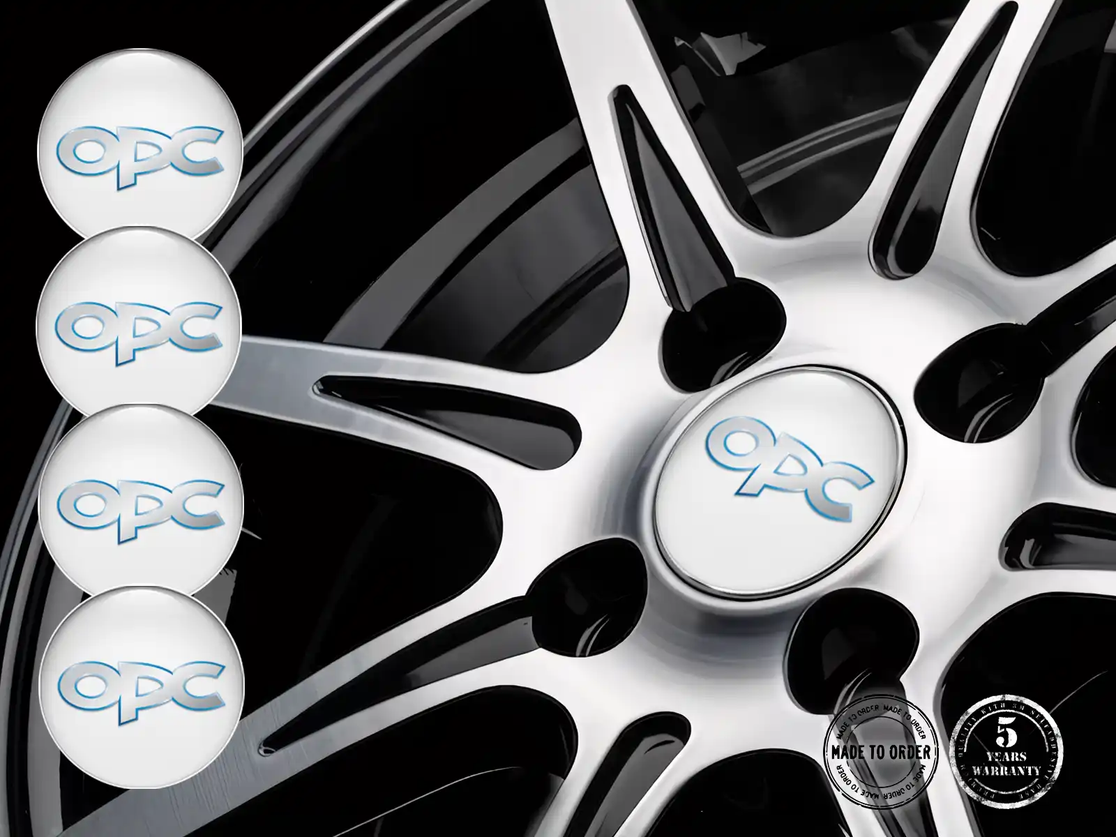 Opel Pegatinas de Cúpula Estilo Emblemas de Aro de Lujo